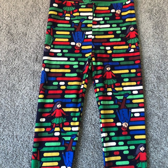 LuLaRoe Kids Christmas Leggings - Picture 3 of 4